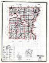 Winnebago County Map, Wisconsin State Atlas 1959